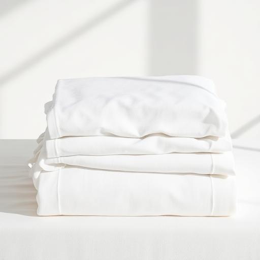 Washed linen bedding set