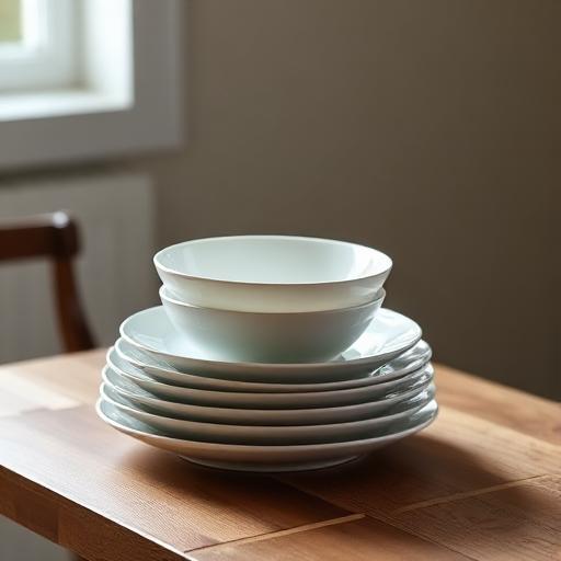 Porcelain dinner set for 8